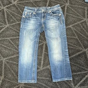 Miss me cuffed capri Sz 26